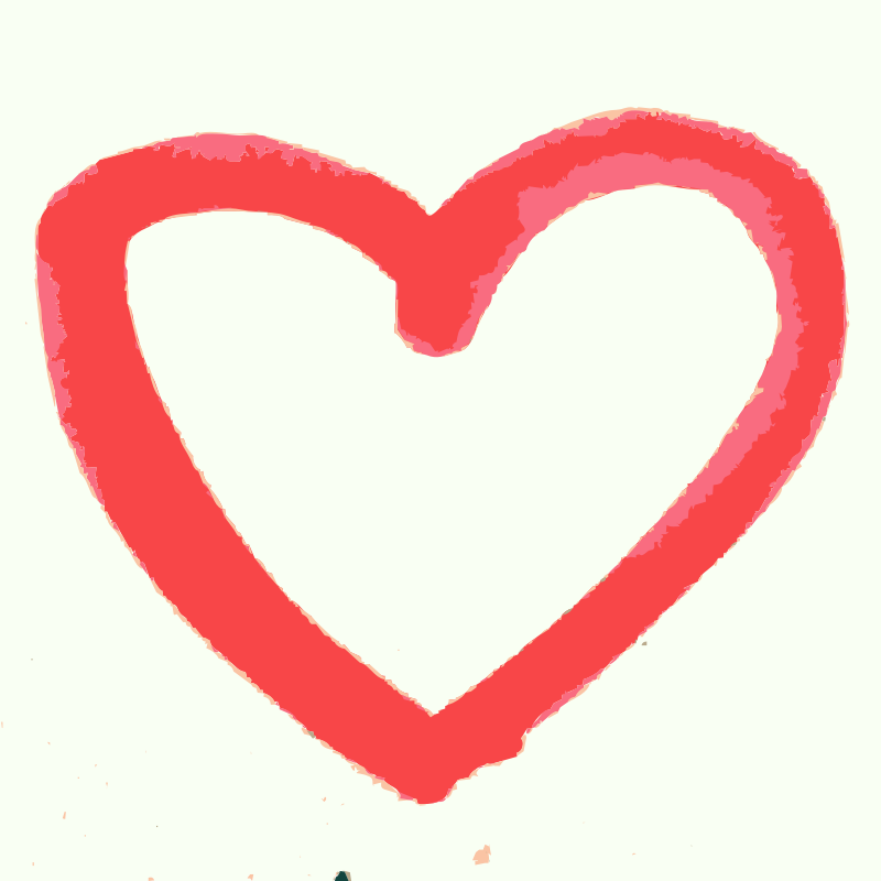 Clipart - A hand drawn heart